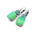 Earrings By Mariana Woman Luscious Pacific Opal Swarovski Crystals