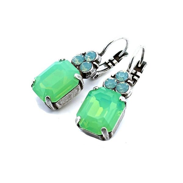 Earrings By Mariana Woman Luscious Pacific Opal Swarovski Crystals