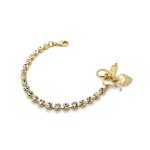 Bracelet By Mariana Woman Gorgeous Clear Swarovski Crystals