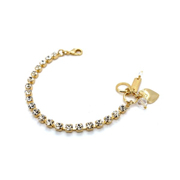 Bracelet By Mariana Woman Gorgeous Clear Swarovski Crystals