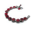 Bracelet By Mariana Woman Glamorous Light Siam Swarovski Crystals - Image 2