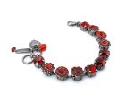 Bracelet By Mariana Woman Glamorous Light Siam Swarovski Crystals - Image 3