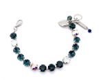 Bracelet By Mariana Woman Elegant Montana Blue and Opal Swarovski Crystals