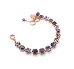 Bracelet By Mariana Woman Amethyst, Tanzanite and Purple Swarovski Crystals - Image 3
