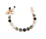 Bracelet By Mariana Woman Timeless Jet and Black Diamond Swarovski Crystals