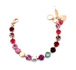 Bracelet By Mariana Woman Lovely Opalite and Fuchsia Swarovski Swarovski Crystals - Image 4