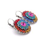 Earrings By Mariana My Treasures Coll. Adorable Multi Colored Swarovski Crystals - Image 3