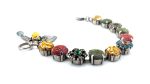 Bracelet By Mariana My Treasures Coll. Fashionable Palace Green Opal, Lt Colorado Topaz, & Aquamarine Austrian Crystals - Image 3