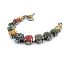 Bracelet By Mariana My Treasures Coll. Fashionable Palace Green Opal, Lt Colorado Topaz, & Aquamarine Austrian Crystals - Image 2