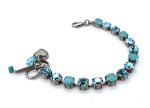 Bracelet By Mariana Woman Shimmering Aquamarine and Turquoise Swarovski Crystals - Image 3