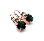 Earrings By Mariana Woman Exquisite Montana Blue and Topaz Swarovski Crystals - Image 3