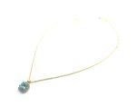 Necklace Pendant By Mariana Bliss Nirvana Coll. Charming Turquoise & Aquamarine Austrian Crystals - Image 2