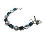 Bracelet By Mariana Woman Montana Blue and White Opal Swarovski Crystals - Image 2
