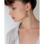 Earrings By Mariana Woman Gorgeous Sapphire and Chrysolite Opal Swarovski Crystals - Image 3
