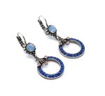 Earrings By Mariana Woman Adorable Sapphire and Air Blue Opal Swarovski Crystals - Image 4