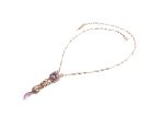 Necklace Pendant By Mariana Woman Vintage Rose Swarovski Crystals - Image 3