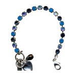Mariana Bracelet Simply Elegant Caribbean Blue Opal, Heliotrope, & Montana Blue Austrian Crystals My Treasures Coll. - Image 2