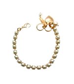 Bracelet By Mariana  Woman Elegant 5mm Cream Pearl Swarovski Crystals - Image 3