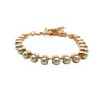 Bracelet By Mariana  Woman Elegant 5mm Cream Pearl Swarovski Crystals