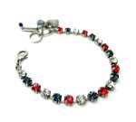 Bracelet By Mariana Woman Gorgeous Sapphire and Siam Swarovski Crystals-SP - Image 3
