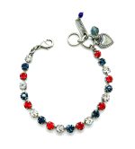 Bracelet By Mariana Woman Gorgeous Sapphire and Siam Swarovski Crystals-SP - Image 2