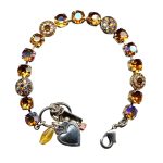 Mariana Bracelet Fab Topaz & AB Austrian Crystals My Treasures Coll.