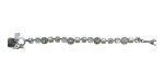 Mariana Bracelet Timeless Cream Pearl, Clear, & White Opal Austrian Crystals Bermuda Caribbean Life Coll.
