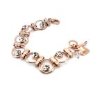 Bracelet By Mariana Woman Gorgeous Bow Chain Clear Swarovski Crystals - Image 3