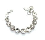 Bracelet By Mariana Woman Shimmering Clear Swarovski Crystals-RO