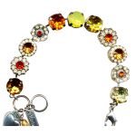 Mariana Bracelet Beautiful Citrine, Honey Amber, Yellow Opal, Hyacinth, & White Opal Austrian Crystals Fiesta Ambrosia Coll. - Image 2