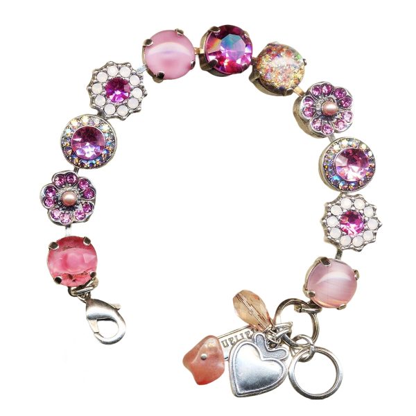 Mariana Bracelet Lovely Shades of Pink Austrian Crystals Smashing Pink Ambrosia Coll.