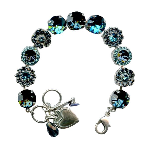 Mariana Bracelet Sophisticated Montana Blue Austrian Crystals My Treasures Coll.