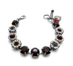 Mariana Bracelet Glitzy AB & Siam Austrian Crystals My Treasures Coll. - Image 2