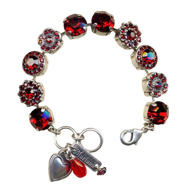 Mariana Bracelet My Treasures Coll. Stunning Siam Austrian Crystals