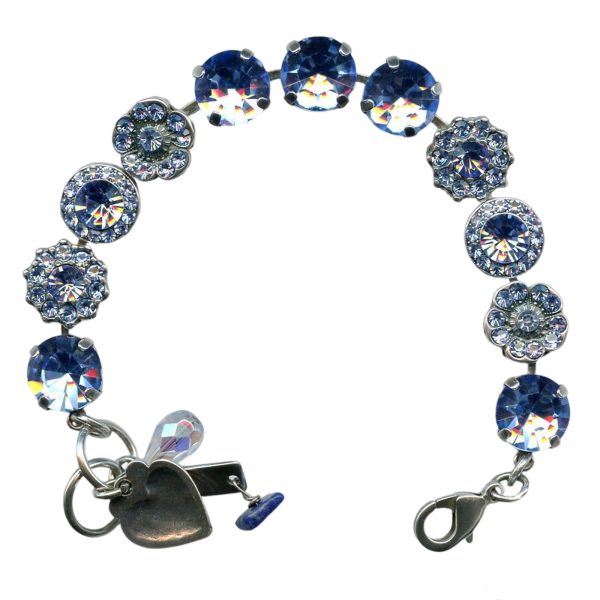 Mariana Bracelet Gorgeous Lt Sapphire Austrian Crystals My Treasures Coll.