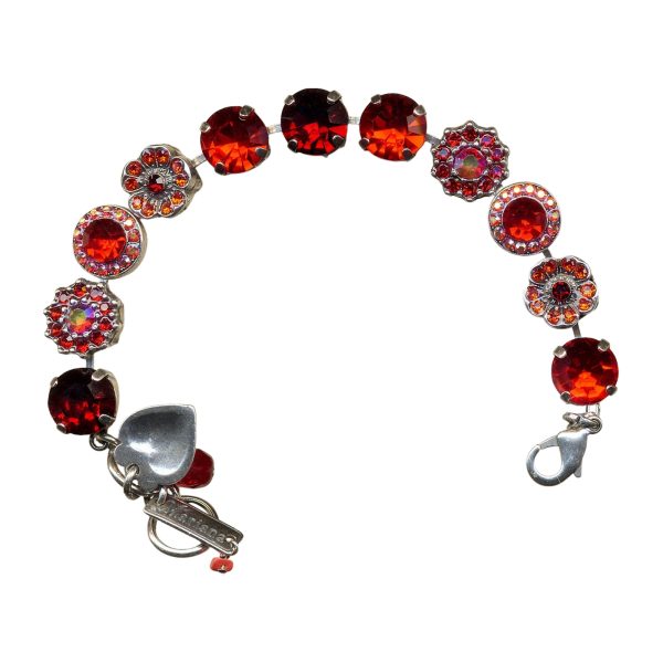 Mariana Bracelet Glamorous Lt Siam Austrian Crystals My Treasures Coll.