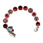 Mariana Bracelet Glamorous Lt Siam Austrian Crystals My Treasures Coll. - Image 3