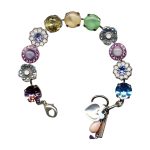 Mariana Bracelet Beautiful Lavender, Pink, Sky Blue, Champagne, & Opals Austrian Crystals Sun Sand Holiday Lights Coll. - Image 2
