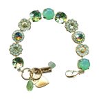 Mariana Bracelet Fab Pacific Opal & Peridot Austrian Crystals My Treasures Coll. - Image 3