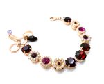 Mariana Bracelet Exquisite Pearl, Siam, & Amethyst Austrian Crystals My Treasures Coll. - Image 3