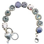 Bracelet By Mariana Woman Floral Light Azore and AB Swarovski Crystals - Image 2
