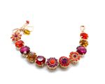 Mariana Bracelet Sassy Hyacinth, Fuchsia, Coral, & Topaz Austrian Crystals Angelina Icons Coll.