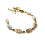 Bracelet By Mariana Woman Howlite Mineral and Lt. Colorado Topaz Swarovski Crystals - Image 3