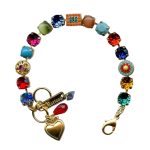 Mariana Bracelet Alluring Sapphire, Siam, Topaz, Turq, Fuchsia, & Opals Austrian Crystals Fantasy Nirvana Coll. - Image 2