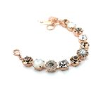 Bracelet By Mariana Elegant Black Diamond and Peach Swarovski Crystals - Image 3