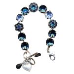 Bracelet By Mariana Elegant Montana Blue, Sapphire and Pale Blue Swarovski Crystals - Image 3