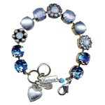 Mariana Bracelet Periwinkle Cocktail Hour Coll. Charming Blues Austrian Crystals