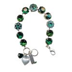 Mariana Bracelet Fab Emerald & AB Austrian Crystals My Treasures Coll. - Image 3