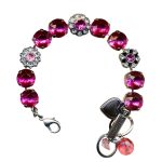 Mariana Bracelet Adorable Rose & Clear Austrian Crystals My Treasures Coll.