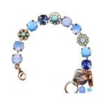 Bracelet By Mariana Woman Charming Sapphire and Blue Opal Swarovski Crystals - Image 2